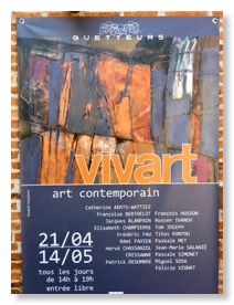 * Affiche de l'exposition Vivart