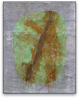 *Oxydation 4, peinture de François Husson